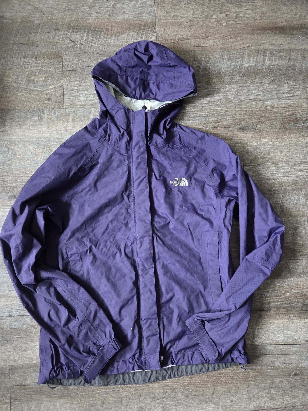 The North Face Purple Hooded Rain Shell